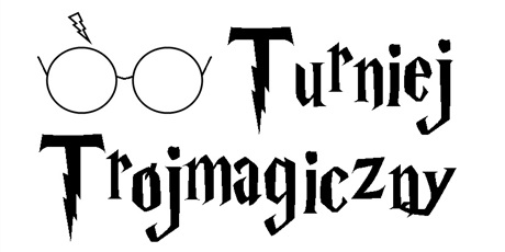 Powiększ grafikę: Plakat z logo konkursu - Turniej Trójmagiczny.