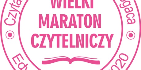 Powiększ grafikę: Logo konkursu Wielki Maraton Czytelniczy.