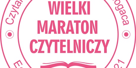 Powiększ grafikę: Logo Wielkiego Maratonu Czytelniczego.