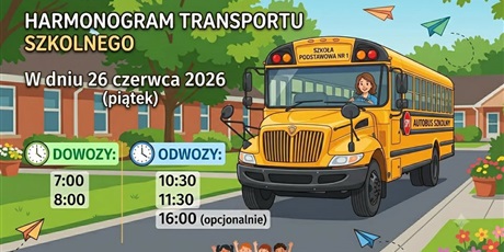 Dowozy 26 czerwca 2026