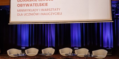 Powiększ grafikę: Gdańskie Lekcje Obywatelskie - spotkanie dla nauczycieli i uczniów.