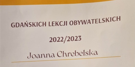 Powiększ grafikę: Gdańskie Lekcje Obywatelskie - spotkanie dla nauczycieli i uczniów.