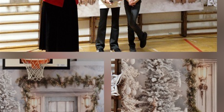 Powiększ grafikę: Kolaż zdjęć z koncertu świątecznego.