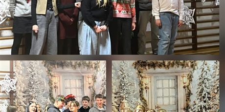 Powiększ grafikę: Kolaż zdjęć z koncertu świątecznego.