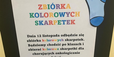 Powiększ grafikę: Plakat informujący o zbiórce.