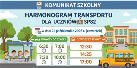 Powiększ grafikę: Harmonogram dowozów