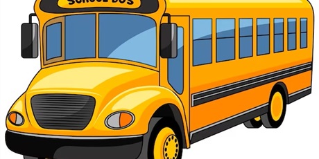 Powiększ grafikę: Rysunek autobusu szkolnego.