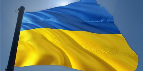 Powiększ grafikę: Flaga Ukrainy.